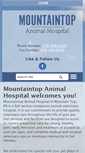 Mobile Screenshot of mountaintopanimalhospital.com