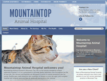 Tablet Screenshot of mountaintopanimalhospital.com